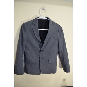 Calvin Klein Gray Infinite Stretch 2 Button Blazer Sports Jacket BOYS 10 K8J0045